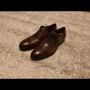 Zara Men’s Dress shoes (Brown Cap toe Oxfords)